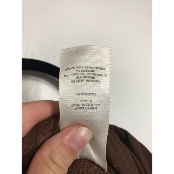 Wilfred Free Aritzia Brown Modern Cargo Pants 6 Utility Pockets Cooler Weather - Picture 12 of 14